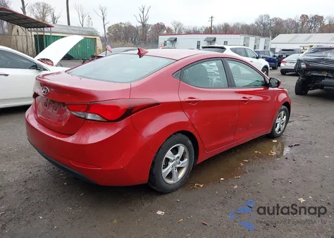 2014 Hyundai Elantra Se из США, поврежденный, VIN KMHDH4AE9EU135243